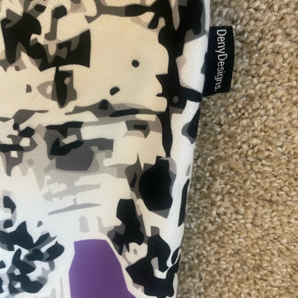 Los Angeles, California Accent Pillow, purple, Deny Designs, Like New - Picture 7 of 9